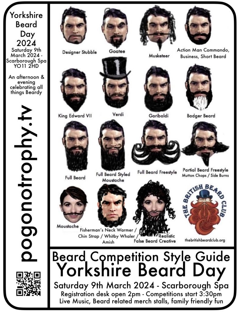 Yorkshire Beard Day 2024
Beard Competition Style Guide
